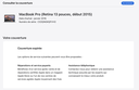 MacBook Pro - A1502 - 2015 - 13.3/2.7GHZ/8GB/128GB